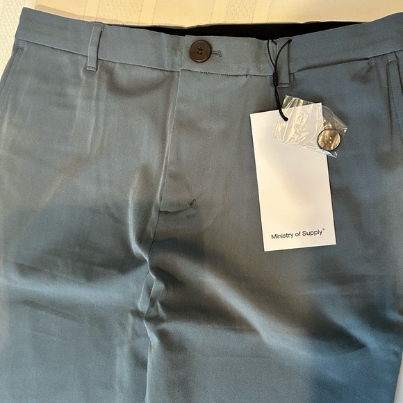 Men's Pace Light Gray Tapered Chino - Picture 3 of 5